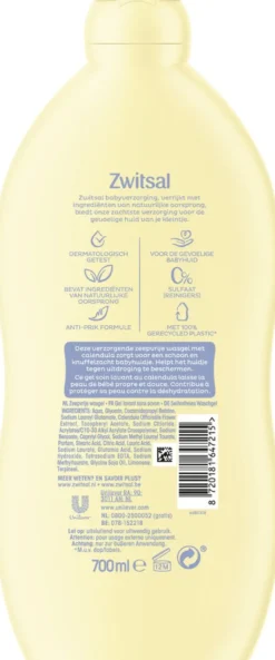 Zwitsal Zeepvrije Wasgel (700 ml)