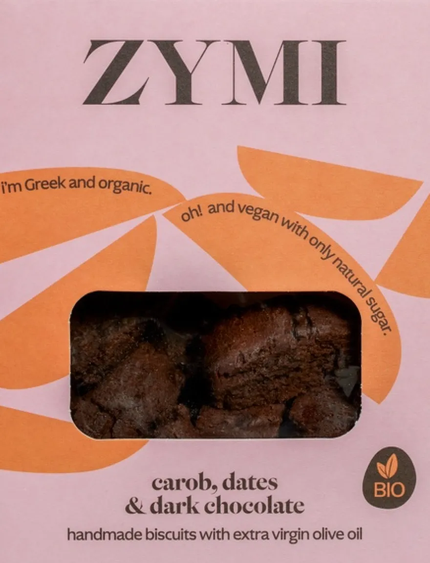 ZYMI Biscuit Carobe Dadel Chocolade (130 gr)